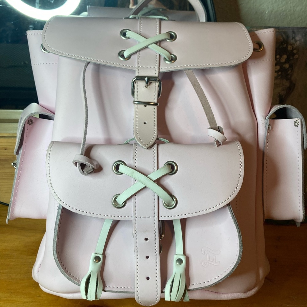 Grafea Hari powder pink large backpack - Picture 4 of 11
